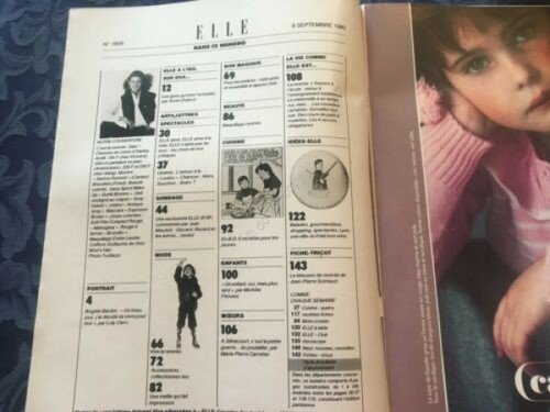 Rivista ELLE 8 Settembre 1980 n.1809 Brigitte Bardot | Immagine Gallery 2