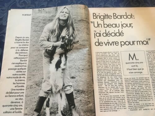 Rivista ELLE 8 Settembre 1980 n.1809 Brigitte Bardot