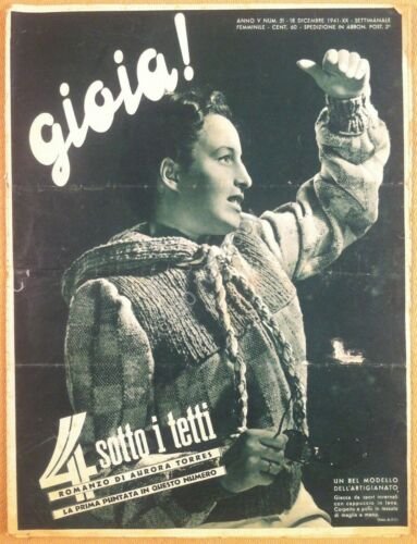 Rivista femminile - Gioia - 18 Dicembre 1941 - Anno …