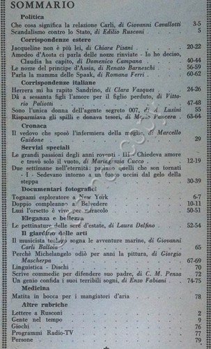 Rivista Gente - 11 Giugno 1964 - Marilyn Monroe - … | Immagine Gallery 3