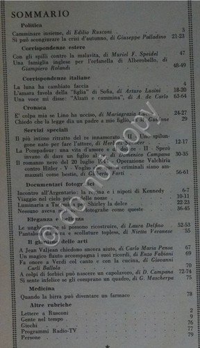 Rivista Gente - 13 Agosto 1964 - Peter O'Toole - … | Immagine Gallery 3