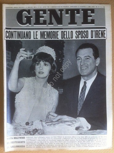 Rivista Gente - 14 Maggio 1964 - Gina Lollobrigida - …