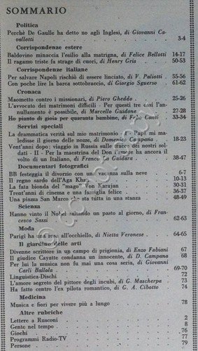 Rivista Gente - 15 Febbraio 1963 - Catherine Spaak - … | Immagine Gallery 3