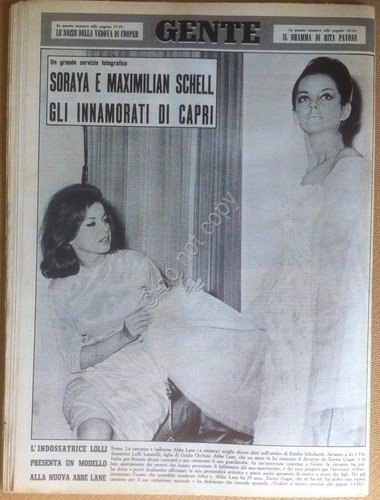Rivista Gente - 16 Luglio 1964 - Abbe Lane - …