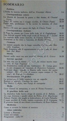 Rivista Gente - 22 Febbraio 1963 - Soraya - Tony … | Immagine Gallery 3