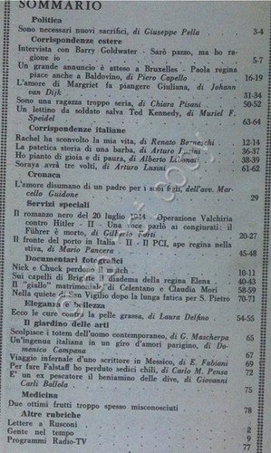 Rivista Gente - 23 Luglio 1964 - Celentano - Claudia …