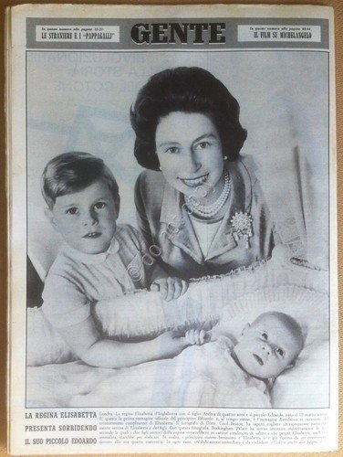 Rivista Gente - 25 Giugno 1964 - Elisabetta II - …