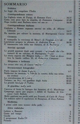Rivista Gente - 28 Maggio 1964 - Jayne Mensfield - …