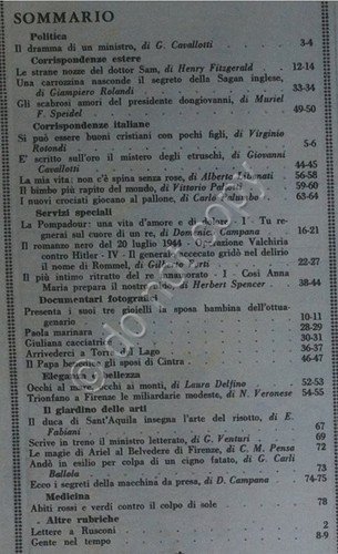Rivista Gente - 6 Agosto 1964 - Gigliola Cinquetti - …