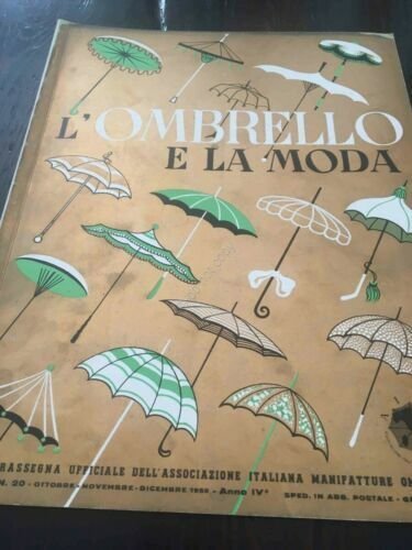 Rivista L'ombrello e la Moda ombrello moda N 20 Ott …