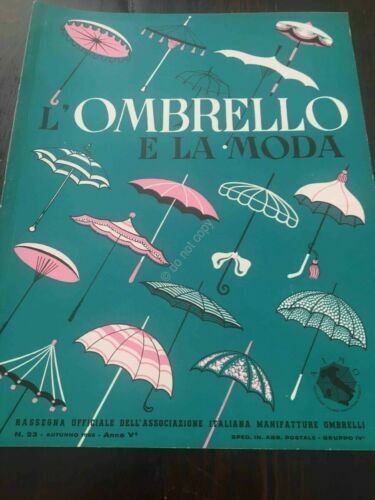 Rivista L'ombrello e la Moda ombrello moda N 23 Autunno …