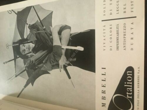 Rivista L'ombrello e la Moda ombrello moda pubblicità N 12 … | Immagine Gallery 3