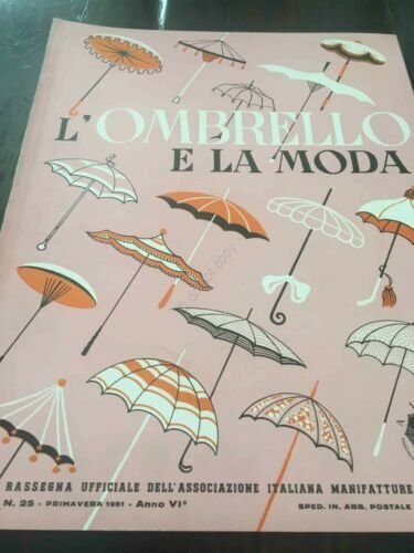 Rivista L'ombrello e la Moda ombrello moda pubblicit N 25 …