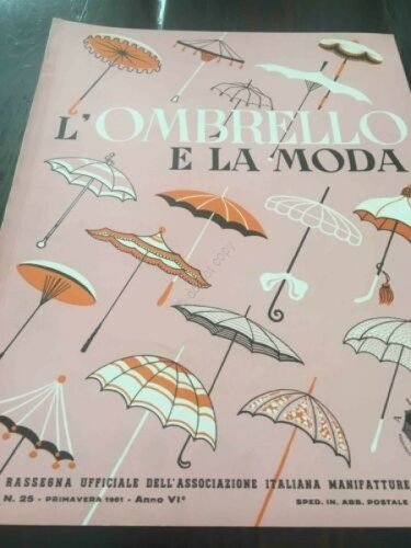 Rivista L'ombrello e la Moda ombrello moda pubblicità N 25 …