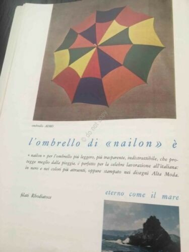 Rivista L'ombrello e la Moda ombrello moda pubblicità N 26 …