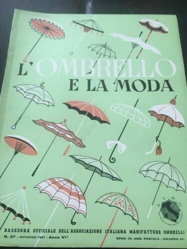 Rivista L'ombrello e la Moda ombrello moda pubblicit N 27 …