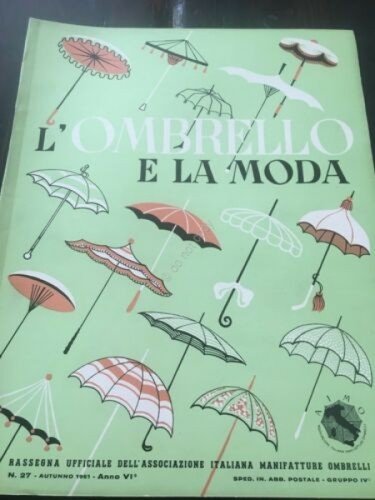 Rivista L'ombrello e la Moda ombrello moda pubblicità N 27 …