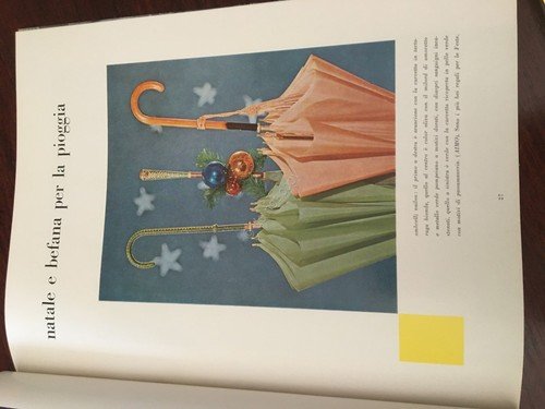 Rivista L'ombrello e la Moda ombrello moda pubblicità N 28 …