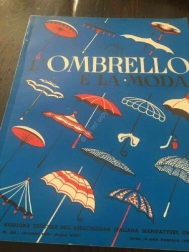Rivista L'ombrello e la Moda Rivista ombrello moda pubblicità N …