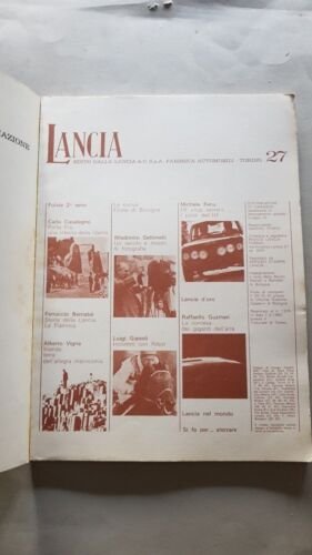 Rivista Lancia n. 27 1970