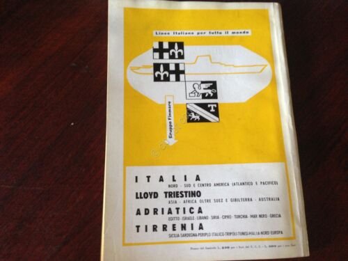 Rivista Le Vie del Mondo Gennaio 1959 n.1 TCI Williamsburg …