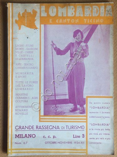 Rivista Lombardia e Canton Ticino - Rassegna Mensile Illustrata di … | Immagine principale