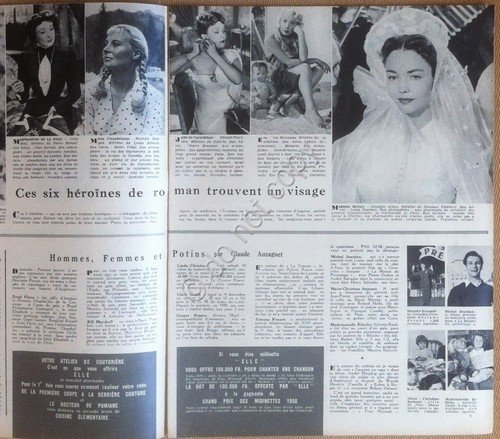 Rivista Magazine - ELLE France - N° 214 1950 - … | Immagine Gallery 2