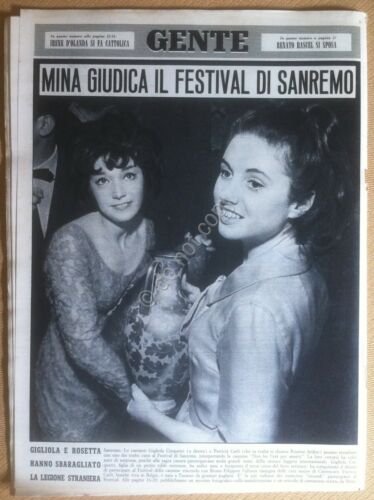 Rivista Magazine - Gente - 13 Febbraio 1964 - Gigliola …