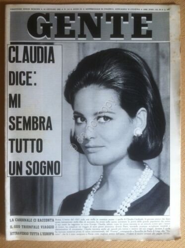 Rivista Magazine - Gente - 14 Gennaio 1965 - Claudia …