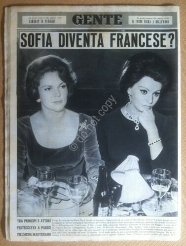 Rivista Magazine - Gente - 14 Gennaio 1965 - Claudia …