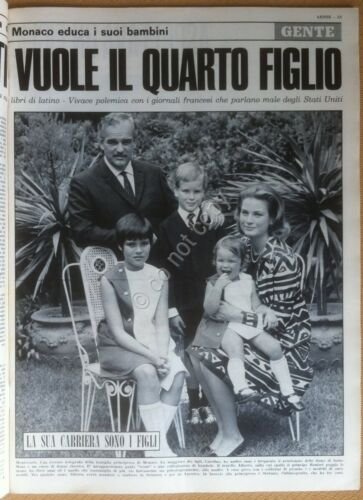 Rivista Magazine - Gente - 15 Maggio 1968 - Grace …