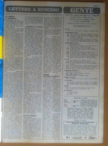 Rivista Magazine - Gente - 15 Maggio 1968 - Grace … | Immagine Gallery 3