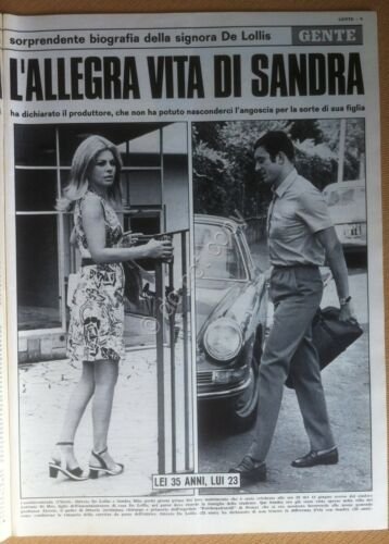 Rivista Magazine - Gente - 26 Giugno 1968 - Sandra …