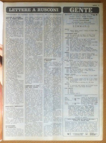 Rivista Magazine - Gente - 29 Maggio 1968 - Sandra … | Immagine Gallery 3