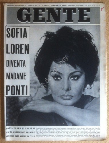 Rivista Magazine - Gente - 3 Febbraio 1965 - Sofia … | Immagine principale