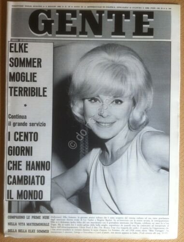 Rivista Magazine - Gente - 5 Maggio 1965 - Elke …