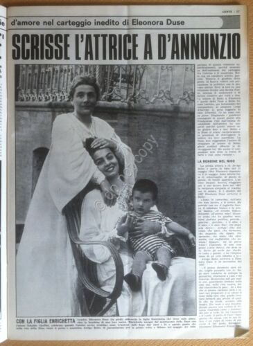 Rivista Magazine - Gente - 7 Maggio 1969 - Eleonora …