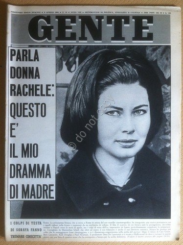 Rivista Magazine - Gente - 9 Aprile 1964 - Alberto … | Immagine principale