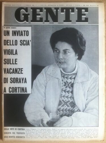 Rivista Magazine - Gente 22 febbraio 1963 - Soraya - …