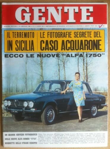 Rivista Magazine - Gente 24 gennaio 1968 - Mina Connery …