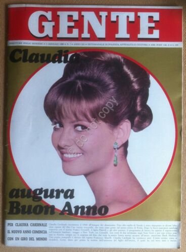 Rivista Magazine - Gente 3 gennaio 1968 - Cardinale Modugno …