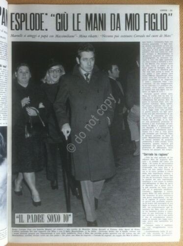Rivista Magazine - Gente 6 marzo 1968 - Corrado Pani …