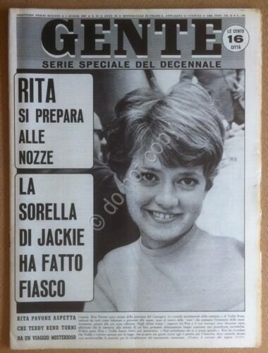 Rivista Magazine - Gente n 27 1967 - Rita Pavone …