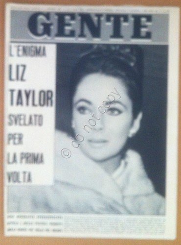 Rivista Magazine - Gente n° 42 1964 - Liz Taylor …