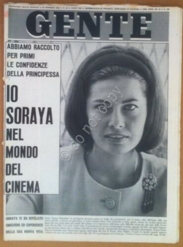 Rivista Magazine - Gente n 43 1964 - Soraya - …