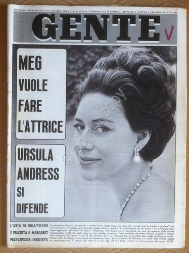 Rivista Magazine - Gente n° 47 1965 - Ursula Andress … | Immagine principale