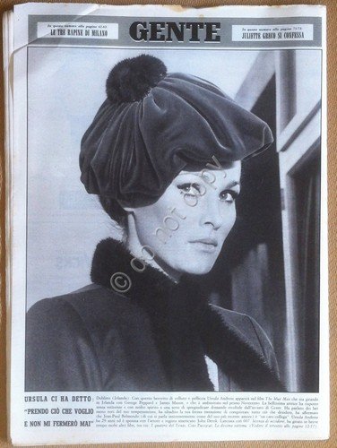 Rivista Magazine - Gente n° 47 1965 - Ursula Andress …