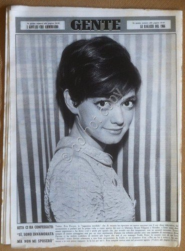 Rivista Magazine - Gente n° 51 1965 - Rita Pavone …