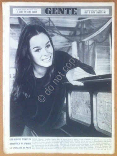 Rivista Magazine - Gente n° 52 1964 - Geraldine Chaplin …