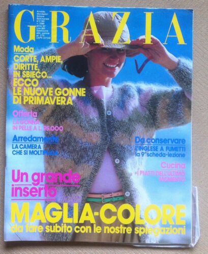 Rivista Magazine - GRAZIA n. 2089 1981 - moda maglia …